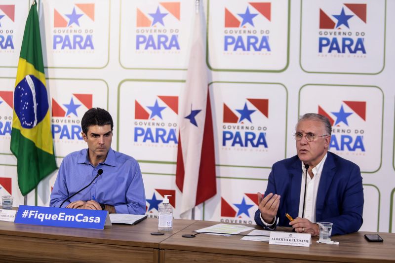 COLETIVA GOVERNADOR- SOBRE O CORONAVIRUS  <div class='credito_fotos'>Foto: Bruno Cecim / Ag.Pará   |   <a href='/midias/2020/originais/6214_d1e466dc-2764-1d55-83a8-95703f52d4ff.jpg' download><i class='fa-solid fa-download'></i> Download</a></div>