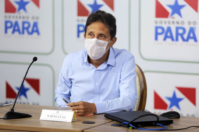 Governador Helder Barbalho em Videoconferência com Prefeitos de Marajo.
Na foto;Xarão Leão - Sec. Regional de Governo do Marajo. <div class='credito_fotos'>Foto: Bruno Cecim / Ag.Pará | <a href='/midias/2020/originais/6228_9f34da49-9bb6-b418-119e-cc716a24b764.jpg' download><i class='fa-solid fa-download'></i> Download</a></div>