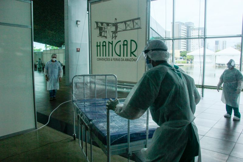 40 novas camas, próprias para utilização em Unidade de Tratamento Intensivo (UTI), foram entregues hoje no Hospital de Campanha de Belém. <div class='credito_fotos'>Foto: Marcelo Seabra / Ag. Pará | <a href='/midias/2020/originais/6281_149145e3-26b9-75c8-917b-1797af651baa.jpg' download><i class='fa-solid fa-download'></i> Download</a></div>
