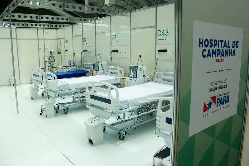 40 novas camas, próprias para utilização em Unidade de Tratamento Intensivo (UTI), foram entregues hoje no Hospital de Campanha de Belém.  <div class='credito_fotos'>Foto: Marcelo Seabra / Ag. Pará   |   <a href='/midias/2020/originais/6281_6a85708a-811b-9e65-7f38-2d483cf14f5a.jpg' download><i class='fa-solid fa-download'></i> Download</a></div>