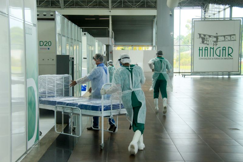 40 novas camas, próprias para utilização em Unidade de Tratamento Intensivo (UTI), foram entregues hoje no Hospital de Campanha de Belém.  <div class='credito_fotos'>Foto: Marcelo Seabra / Ag. Pará   |   <a href='/midias/2020/originais/6281_eb75ec5d-de93-a4e4-d07c-9f2fe9614968.jpg' download><i class='fa-solid fa-download'></i> Download</a></div>