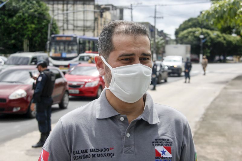 Lockdown Domingo diSecretário de Segurança Pública  Uálame Machado 