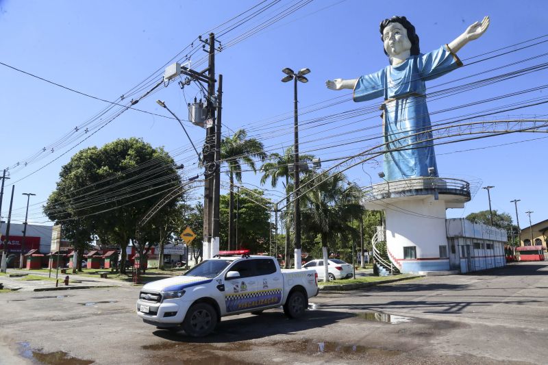 Cotidiano - Praça Matriz de Marituba, região metropolitana de Belém <div class='credito_fotos'>Foto: Alex Ribeiro / Ag. Pará   |   <a href='/midias/2020/originais/6316_acb2798c-6c56-9b8c-2bde-90b6f3f4667c.jpg' download><i class='fa-solid fa-download'></i> Download</a></div>