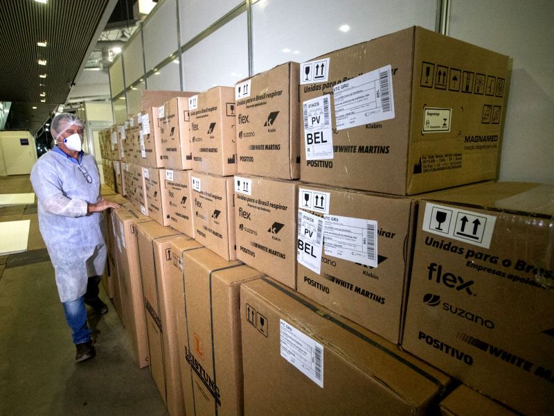 Pará conta com mais 50 novos respiradores para tratamento de pacientes com coronavírus. <div class='credito_fotos'>Foto: Marco Santos / Ag. Pará | <a href='/midias/2020/originais/6343_a07458d8-f035-bb68-ca2c-4914de4899f5.jpg' download><i class='fa-solid fa-download'></i> Download</a></div>