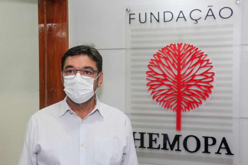 Paulo Bezerra, presidente Hemopa <div class='credito_fotos'>Foto: Marcelo Seabra / Ag. Pará | <a href='/midias/2020/originais/6376_2e0be099-405a-5571-e7d5-373e151b6039.jpg' download><i class='fa-solid fa-download'></i> Download</a></div>