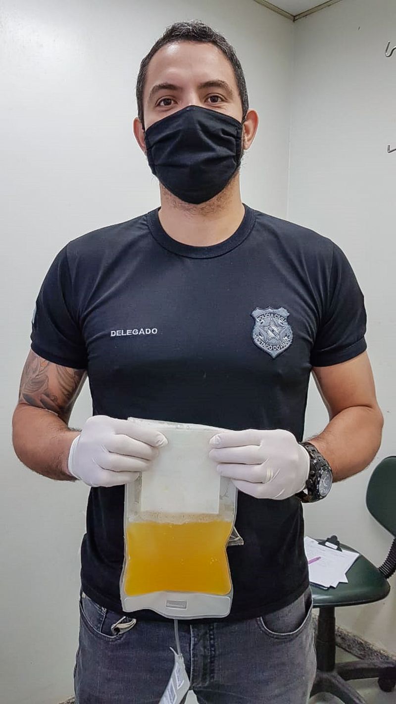 Arthur do Rosário Braga, delegado da Polícia Civil do Pará <div class='credito_fotos'>Foto: ASCOM / HEMOPA | <a href='/midias/2020/originais/6376_7db0b656-2fcb-0650-8b5d-3d2fe4e9bd6b.jpg' download><i class='fa-solid fa-download'></i> Download</a></div>