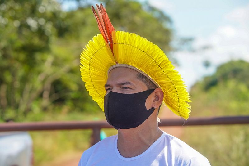 Ubirajara Sompré, apoiador técnico de saúde da região <div class='credito_fotos'>Foto: Marco Santos / Ag. Pará   |   <a href='/midias/2020/originais/6427_96b0396d-e4d3-0c3a-c7bb-e59bac19d704.jpg' download><i class='fa-solid fa-download'></i> Download</a></div>