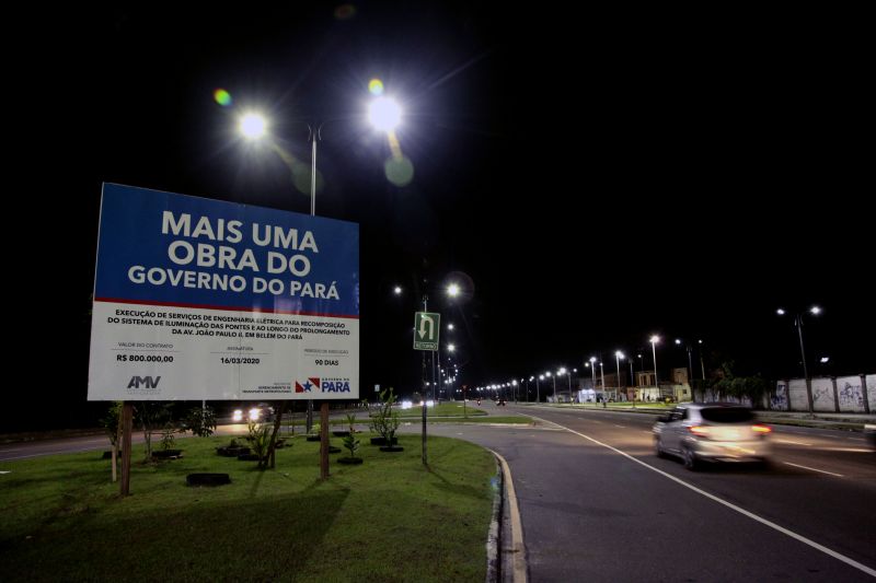 Belém, Pará, Brasil. ILUMINAÇÃO JOÃO PAULO II - 01/07/2020. Foto: Ricardo Amanajás / Agência Pará. <div class='credito_fotos'>Foto: Ricardo Amanajás / Ag. Pará | <a href='/midias/2020/originais/6520_8b904fac-5902-3a5f-c9c3-9dc46655d86d.jpg' download><i class='fa-solid fa-download'></i> Download</a></div>