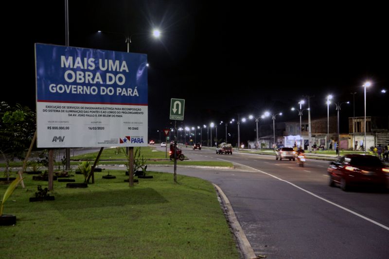 Belém, Pará, Brasil. ILUMINAÇÃO JOÃO PAULO II - 01/07/2020. Foto: Ricardo Amanajás / Agência Pará. <div class='credito_fotos'>Foto: Ricardo Amanajás / Ag. Pará | <a href='/midias/2020/originais/6520_afa4521c-e369-2bc5-0b19-0575ebf0c92a.jpg' download><i class='fa-solid fa-download'></i> Download</a></div>