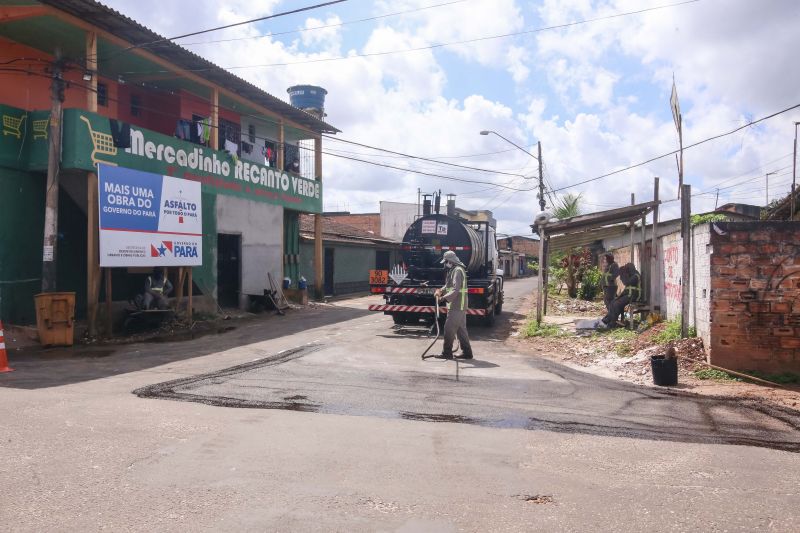 BelÃ©m 06 de julho de 2020, asfalto por todo ParÃ¡ chegou na Passagem BrasÃ­lia, bairro Icoaraci <div class='credito_fotos'>Foto: Alex Ribeiro / Ag. Pará   |   <a href='/midias/2020/originais/6538_31107a8a-32bc-d008-1afa-0884a743b5ea.jpg' download><i class='fa-solid fa-download'></i> Download</a></div>