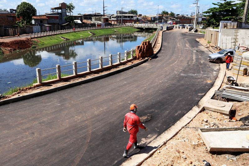 Obras Tucunduba e Asfalto - Fotos Bruno Cecim <div class='credito_fotos'>Foto: Bruno Cecim / Ag.Pará | <a href='/midias/2020/originais/6578_82155b1d-b1b1-d81f-d180-8a0e92d0a7d0.jpg' download><i class='fa-solid fa-download'></i> Download</a></div>
