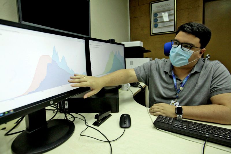 Belém, Pará, Brasil . METODOLOGIA PRODEPA COVID19 - Gustavo Costa, Diretor de Desenvolvimento de Sistemas da Prodepa - 23/07/2020 <div class='credito_fotos'>Foto: Ricardo Amanajás / Ag. Pará | <a href='/midias/2020/originais/6605_82d4e346-a1b0-d970-e002-2aad71e4a28a.jpg' download><i class='fa-solid fa-download'></i> Download</a></div>