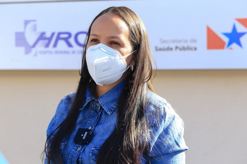 Marcela Rodrigues Diretora do Hospital <div class='credito_fotos'>Foto: Jader Paes / Agência Pará | <a href='/midias/2020/originais/6627_1f3e4ad6-c549-2989-efb3-f29504e7caaa.jpg' download><i class='fa-solid fa-download'></i> Download</a></div>