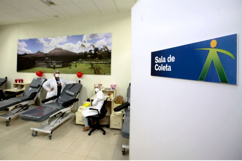 Belém, Pará, Brasil . REABRE HEMOPA PÃTIO - A Fundação Hemopa reabre a partir desta segunda-feira (10), a Unidade de Coleta do Pátio Belém, em horário diferenciado, das 13h à s 17h, de segunda a sexta-feira. - 10/08/2020 <div class='credito_fotos'>Foto: Ricardo Amanajás / Ag. Pará | <a href='/midias/2020/originais/6684_2efbe57c-edd7-cc84-aacc-e0dbdedd61d4.jpg' download><i class='fa-solid fa-download'></i> Download</a></div>
