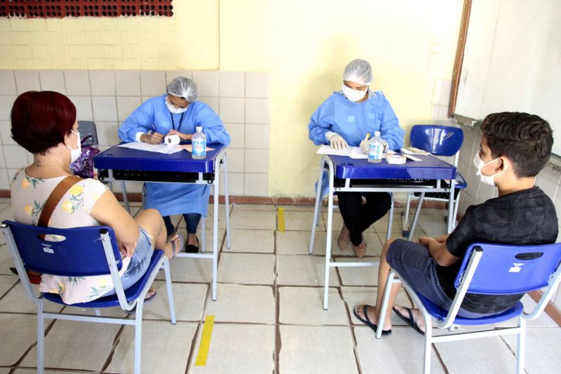 Belém, Pará, Brasil. ÚLTIMO DIA POLICLINICA ITINERANTE - 30/08/2020. Foto: Ricardo Amanajás / Ag Pará. <div class='credito_fotos'>Foto: Ricardo Amanajás / Ag. Pará | <a href='/midias/2020/originais/6777_353134e3-a773-990d-11c3-5e4c6fadc57a.jpg' download><i class='fa-solid fa-download'></i> Download</a></div>