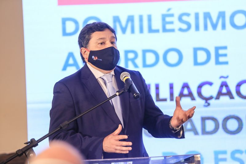 Presidente da OAB, Alberto Campos <div class='credito_fotos'>Foto: Jader Paes / Agência Pará | <a href='/midias/2020/originais/6877_757c4aa8-e703-f7e5-8980-d08625304772.jpg' download><i class='fa-solid fa-download'></i> Download</a></div>