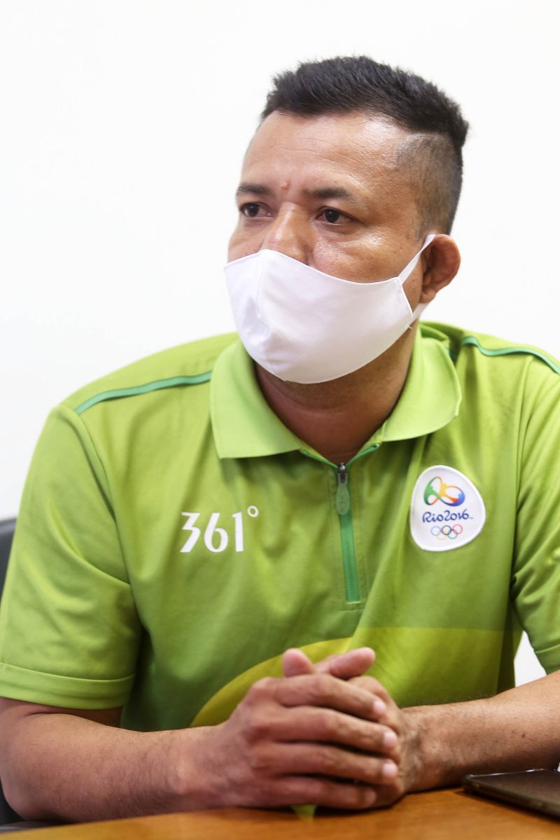 Erivelto Pastana - Diretor de Esporte da SEEL <div class='credito_fotos'>Foto: Bruno Cecim / Ag.Pará | <a href='/midias/2020/originais/6882_989c1cc2-16e1-f147-8cc7-15a22da3e274.jpg' download><i class='fa-solid fa-download'></i> Download</a></div>