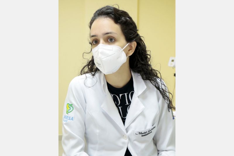 Belém, Pará, Brasil. INÃCIO ATENDIMENTO PÓS COVID - MAITE GADELHA - MÉDICA CLÃNICA GERAL - 02/12/2020. <div class='credito_fotos'>Foto: Ricardo Amanajás / Ag. Pará | <a href='/midias/2020/originais/7068_3c3708dd-b3d6-58f1-0ad1-96c8823e3213.jpg' download><i class='fa-solid fa-download'></i> Download</a></div>