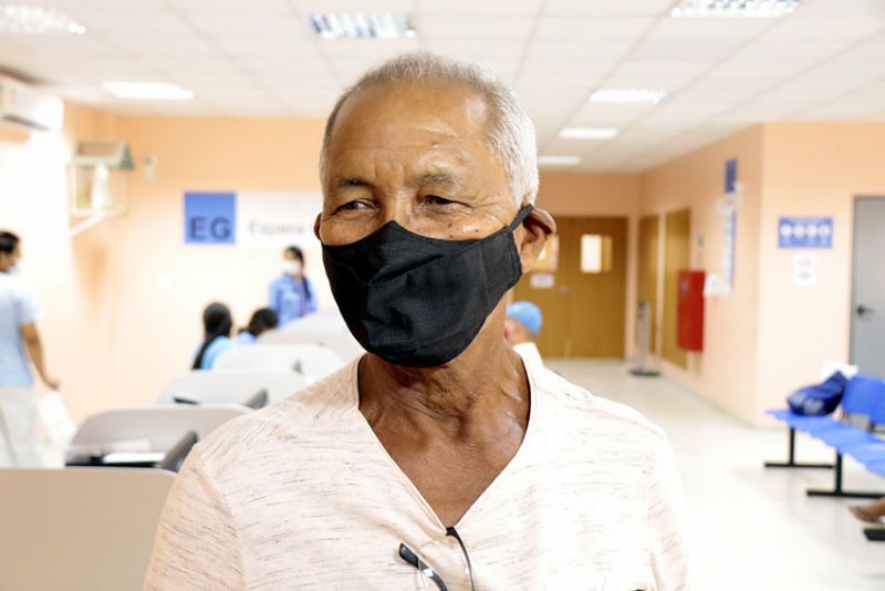 Belém, Pará, Brasil. INÃCIO ATENDIMENTO PÓS COVID - BENEDITO SILVA, APOSENTADO, 73 ANOS - 02/12/2020. <div class='credito_fotos'>Foto: Ricardo Amanajás / Ag. Pará | <a href='/midias/2020/originais/7068_977c0c8a-0259-086d-90b1-6d707c72a7fd.jpg' download><i class='fa-solid fa-download'></i> Download</a></div>