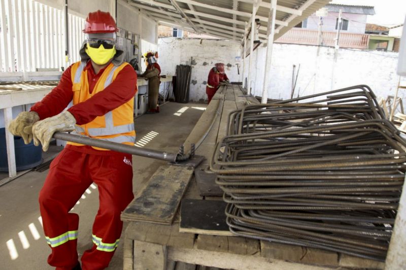 As obras das Usinas da Paz nos bairros da Cabanagem, Icuí, Nova União e em Paraupebas seguem em rítmo acelerado.tttttttttttttttttttt