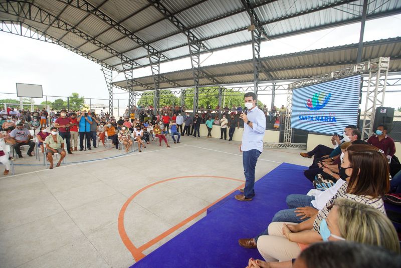 Governo do Estado Entrega títulos de terra em Santa Maria do Pará <div class='credito_fotos'>Foto: Marco Santos / Ag. Pará | <a href='/midias/2020/originais/7150_179e241c-ab7d-07b0-96c8-ada3b8f03c0e.jpg' download><i class='fa-solid fa-download'></i> Download</a></div>