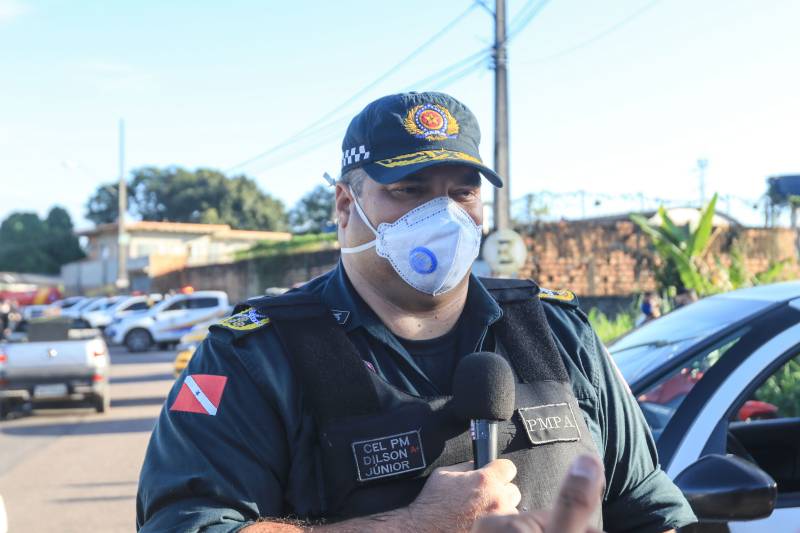Comandante-geral da polícia Dilson Júnior