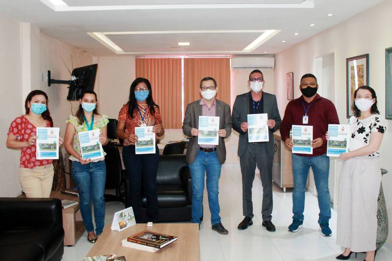 Jorge Panzera e Allan Brandão (Ioepa), Leone Rocha (Seap), Dilcele Pother (TJ-PA), Solange Souza (Sespa), Luana Cunha (Sespa) e Aiwhuny Oliveira (Sespa)