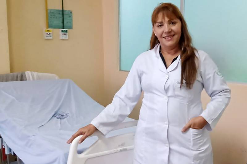 Telma Rodrigues, estágio