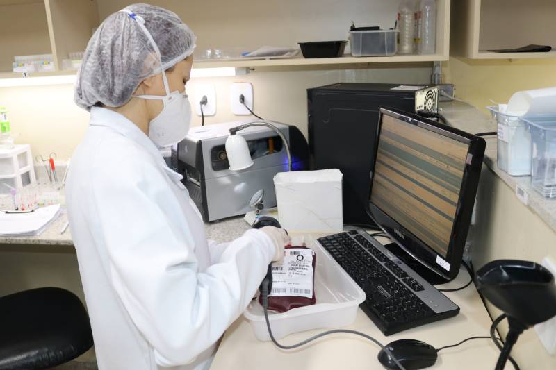 Sistema MV na Agencia Transfusional da SantaCasa 