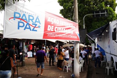 notícia: ParáPaz presenteia público do Ver-O-Peso com Ação Cidadania
