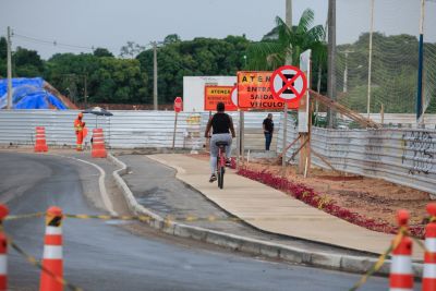 notícia: Obras da Nova BR-316 prosseguem com segurança e aprovação de pedestres e condutores