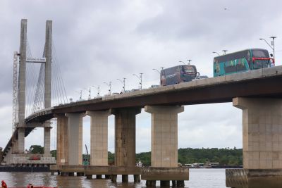 notícia: Viagens rodoviárias voltam a operar pela alça-viária após inauguração da Ponte União