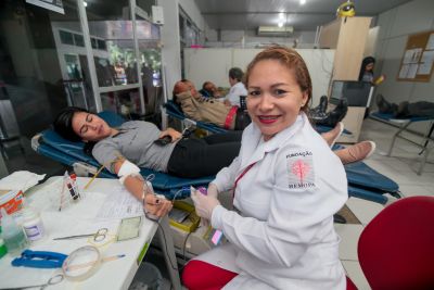 notícia: Corpo de Bombeiros e Hemopa realizam ação para doação de sangue 