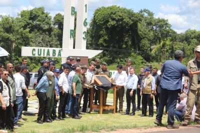 galeria: Pavimentação da BR-163 é entregue com a presença do Governo do Estado  