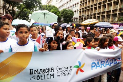 galeria: Governo apoia II Marcha de Belém Contra o Trabalho Infantil realizada neste domingo