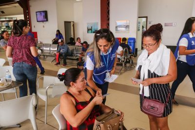 galeria: Sespa realiza ação de prevenção ao coronavírus no Terminal Hidroviário de Belém