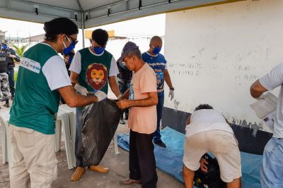 notícia: Governo do Pará já abrigou aproximadamente 700 pessoas em situação de rua durante a pandemia
