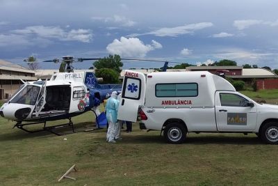 galeria: Primeiro paciente transferido pelo transporte aeromedico é do Município de Prainha