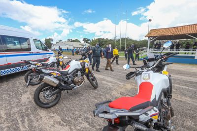 galeria: PM recebe veículos adquiridos por meio de convênio com o Detran  