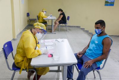 notícia: Bairro da Marambaia recebe segundo dia de Ação Itinerante do Governo 