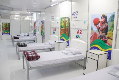 galeria: Governo do Pará entrega ala exclusiva para indígenas no Hospital de Campanha de Marabá