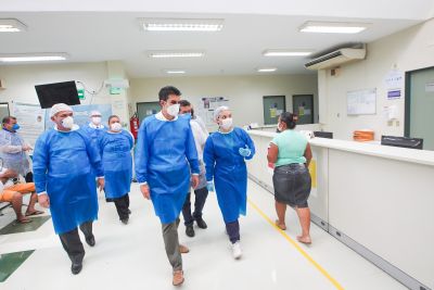 galeria: Governador acompanha atendimento na Policlínica em Santarém