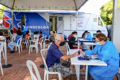 galeria: Estrutura da Policlínica Itinerante já está instalada no Hangar