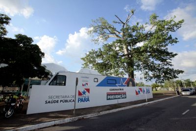 notícia: Policlínica Itinerante do Hangar mantém assistência a casos suspeitos de Covid-19