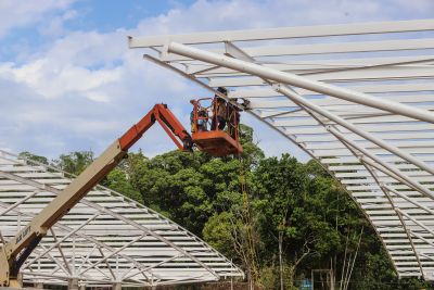 galeria: Governador acompanha obras na Nova Br em Ananindeua e Marituba