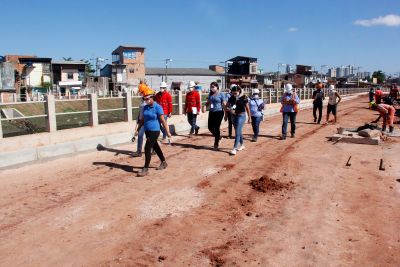 galeria: Comissão de moradores acompanha as obras de macrodrenagem da Bacia do Tucunduba