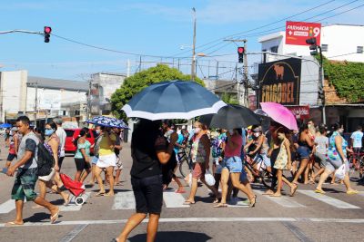notícia: Belém e Região Metropolitana saem da bandeira laranja e passam a integrar o bandeiramento amarelo