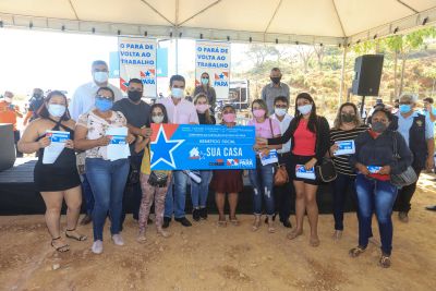 notícia: Moradores de Eldorado dos Carajás recebem auxílio do programa Sua Casa