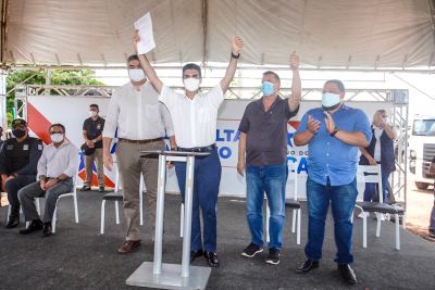 notícia: Governo inicia a construção e pavimentação da Perna Leste, no complexo da Alça Viária