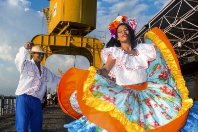 notícia: Estação das Docas celebra os 404 anos de Belém com roda de carimbó